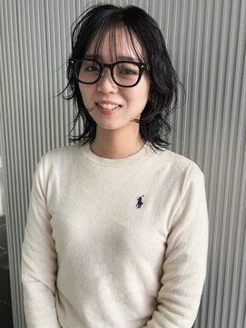 シキ オルガン 大宮(siki ORGAN) ミディアムレイヤー/コテ巻きパーマ【近藤】