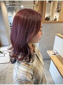 ラベンダーピンク/インナーカラー/ミディアム
