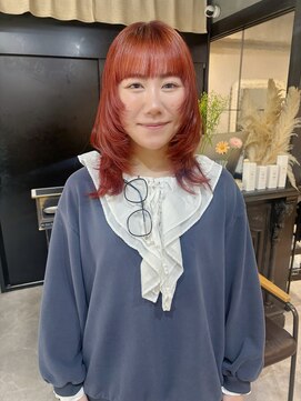 ノエル 池袋店(noel) 【noel】mayu×艶暖色ブリーチなしダブルカラー