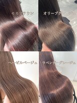 エヌアイ オモテサンドウ(ni omotesando)&nbsp;大人かわいい◇暗め透明感ショコラグレージュ顔周りレイヤー