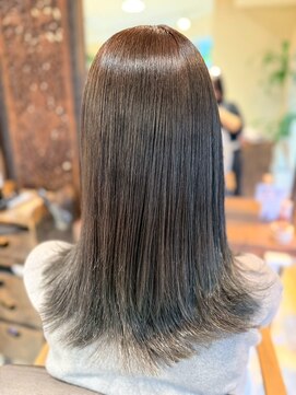 ヘアリゾート粋 ティガ 池袋店(tiga) 透明感カラー/シアーブラウン/くびれロング