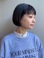 ブラウヘアアンドケア(care) 重めパッツンボブスタイル