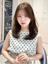 フォルテ 中田店 ダークパープル/ミディアムレイヤー/ハッシュカット/韓国/静岡
