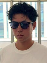 セプト 博多(SEPT.) ツーブロック ビジネスヘア 黒髪 アップバング 眉毛カット 20代