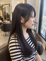 モト 船橋(moto)&nbsp;艶感ブルーブラックロングレイヤー
