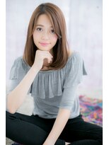 ミック 日暮里店(miq)&nbsp;エフォートレスな…大人ハニーヘア【miq 日暮里】