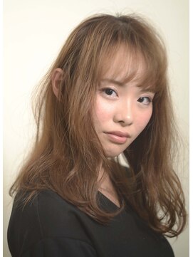 シック 桶川東口(CHIC) 耳かけロングパーマ×うすバング