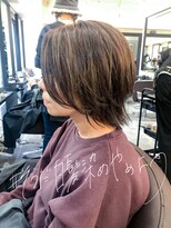 サロンドミルク 溝の口店(salon de MiLK)&nbsp;脱白髪染めハイライトナチュラルベージュ