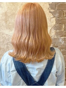 マギーヘア(magiy hair) オレンジミルクティー［magiyhair西部笑］