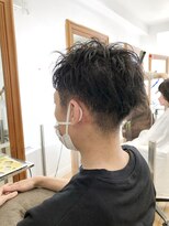 ヘッズ 本八幡店(HEADS)&nbsp;MEN'S HAIR  センターパート　サイドパート　韓国マッシュ