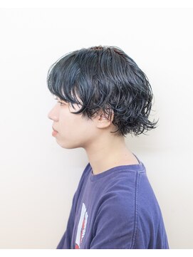 ルプラ ガーデン(le-pla garden) ダークグリーン#ダブルカラー#切りっぱなしボブ#ケアブリーチ