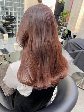 ロンドポレール 北千住(Lond polaire) 【航治郎】艶髪ミディ/インナーカラー/ペールベージュ