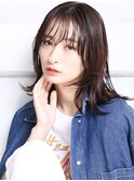 大人可愛い小顔美髪ツヤ髪こなれヘア似合わせカット外ハネA4