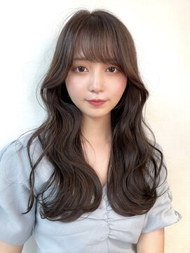 ロンド マーレ 天神大名店(Lond mare) 韓国くびれヘア/フェミニンロング/韓国ヘア/チェリーブラウン
