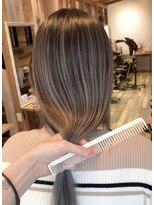 リード バイ ラグーン(LEAD by LAGOON)&nbsp;バレイヤージュグレージュハイライトダブルカラーケアブリーチ