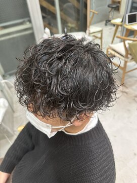 ミィ 表参道(mee.) 【mee.】ヤジマ　波巻きパーマ　マッシュパーマ