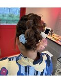 浴衣へアー