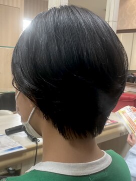 ヘアークリアー 春日部 大人可愛い丸みショート/首元スッキリ/春日部/30代40代50代