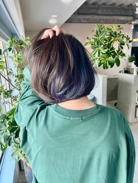 ソーホー ニューヨーク シズオカ(SOHO newyork SHIZUOKA) インナーカラー☆ブルーラベンダー