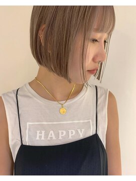 ロイリー バイ ローウェ 立川(Loely by Louwe) ベージュ/ハイトーン/レイヤー/ボブ/立川/髪質改善/ヘアセット
