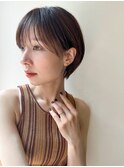 大人可愛いショートヘルシースタイル２０代３０代銀座