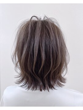 アナザヘアー なんば 高島屋前店(ANAZA hair) 外ハネミルクグレージュ♪大人可愛い20代30代40代ショート