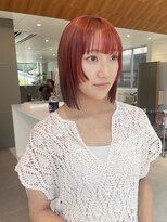 ローレンアオ(LOREN AO)&nbsp;【LOREN AO】オレンジベージュ/ピンクオレンジ/顔まわりレイヤー