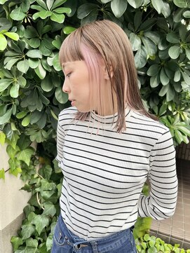 チュダック(ChuDuck) 韓国風《ペールピンク》ハイトーン/ケアブリーチ/ダブルカラー