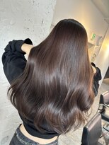 ブレンド 渋谷(BLend)&nbsp;前髪アンブレラカラーこなれミディイメチェンウェーブパーマ