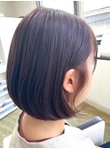 大人ショートボブワンレンボブ切りっぱなしボブ前下がりボブ