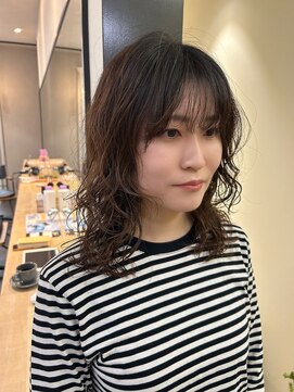 ハブ(hub) 【天神今泉】ミディアムパーマ