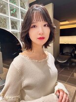 ロンドローズ 名古屋(Lond damaskRose)&nbsp;ダブルカラー ブリーチ 名駅 韓国 ボブ 髪質改善 縮毛矯正193