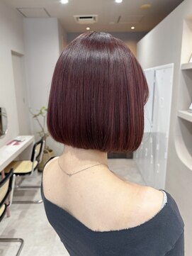 ニモ(NIMO.) ボブ　バーガンディカラー