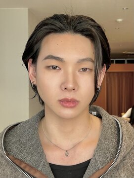 ノラギンザユー(NORA GINZA/U) 韓国ヘアオールバック銀座サラリーマンカットメンズミディアム