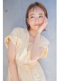 ＃ホワイトグレージュミニウルフチェリーブラウン