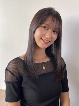 カインド 南青山(hair&make up KIND) 20代30代40代/大人かわいい/内巻き/ワンカールミディアム/前髪