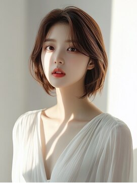 e.m.a プレミアムビューティーサロン 栄駅店(e.m.a PREMIUM BEAUTY SALON) ボブ/イメチェン/外ハネボブ/美髪/ワイドバング/髪型