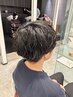 メンズカット＋パーマ＋炭酸スパ￥8800