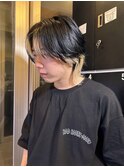 ブリーチ2回/メンズカット/ハイトーン/メンズインナーカラー