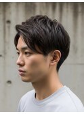 ▼フェザーショート/メンズカット/ツーブロック/ビジネスマン