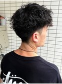 #サーフカール#スパイキーショート#ブルーブラック#船橋