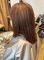 アグ ヘアー ハウス 角田店(Agu hair haus)&nbsp;ピンク系で白髪ぼかしハイライト♪