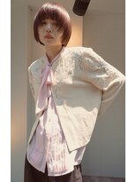 レブ 神戸三宮(LEB)&nbsp;ショートボブ×顔回りレイヤー【LEB神戸三宮】