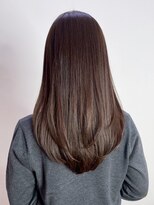 アイティー バイ アルバム 中野店(IT by ALBUM)&nbsp;ロングココアベージュ韓国ヘア顔周りレイヤー_ba571191