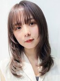 髪質改善透明感カラー×美髪レイヤーカット◎小顔20代30代