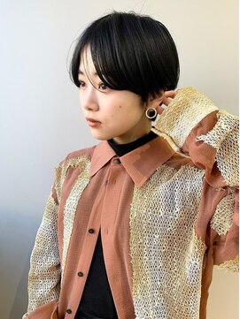 ヴェイン 渋谷(vain) スモーキーカラー　ハッシュボブ