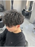 ニュアンスパーマ　王道ヘア　マッシュ