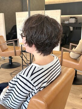 レシピ アリエ(recipe allier) パーマで扱いやすくなるショート