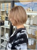 ケアブリーチ20代30代40代ブロンドカラー髪質改善カラー