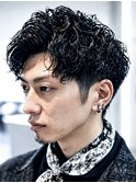 ラフウェーブピンパーマショート